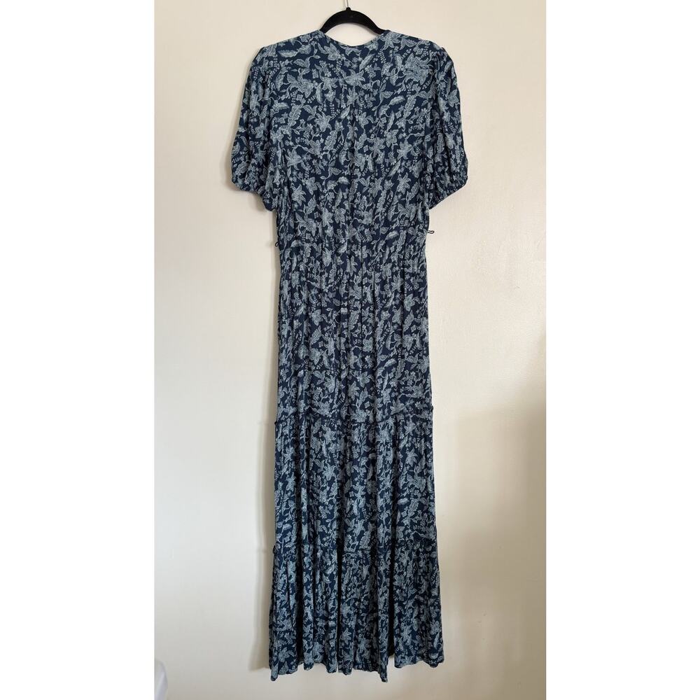 Faherty Navy Floral Maxi Dress - Picture 8 of 12